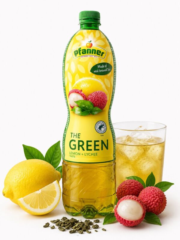 Pfanner Zelený čaj, citrón a liči 1,5L